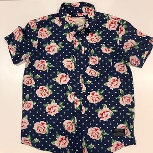 Floral button up shirt